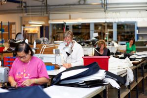 Ud af det samlede salg fra Odder Barnevognsfabrik går under mindre end én pct. til udlandet. Virksomheden har således kun én forhandler i Hamborg, som sælger til lokale danskere.