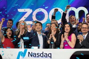 Zoom blev børsnoteret i april 2019. Foto: AP/Mark Lennihan