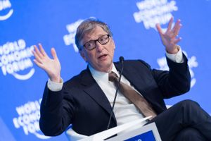 Bill Gates er blandt medlemmerne af Davos Circle. Ikke i egenskab af Microsoft-grundlægger og -bestyrelsesformand, men derimod som formand for The Bill & Melinda Gates Foundation - verdens største velgørende fond. Foto: WEF/Boris Baldinger