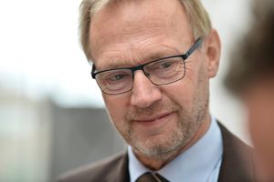 Anders Dam er ordførende direktør i Jyske Bank. Her ses han ved Finansrådets årsmøde 2014. Foto: Mik Eskestad