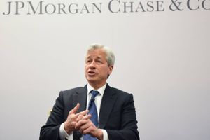 James Dimon, best.fmd. og adm.dir. for JPMorgan Chase har truet med at flytte op til 4.000 andatte fra Storbritannien til andre EU-lande i tilfælde af Brexit. Foto: AP/Kevin Wolf