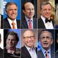 Her er de 10 amerikanske direktører, som i 2014 var bedst betalt. I toppen fra venstre ses David Zaslav, Discovery Communications; Les Moonves, CBS; Philippe Dauman, Viacom; Robert Iger, Walt Disney; og Marissa Mayer, Yahoo. På nederste række fra venstre ses Leonard Schleifer, Regeneron Pharmaceuticals; Marc Benioff, Salesforce; Jeffrey Leiden, Vertex Pharmaceuticals; Brian Roberts, Comcast og Jeffrey Bewkes, Time Warner.