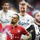 Hovedsponsorerne betaler tocifrede millionbeløb hvert år for at få deres logo på maven af verdens bedste fodboldspillere. Fotocollage: Anders Vester Thykier