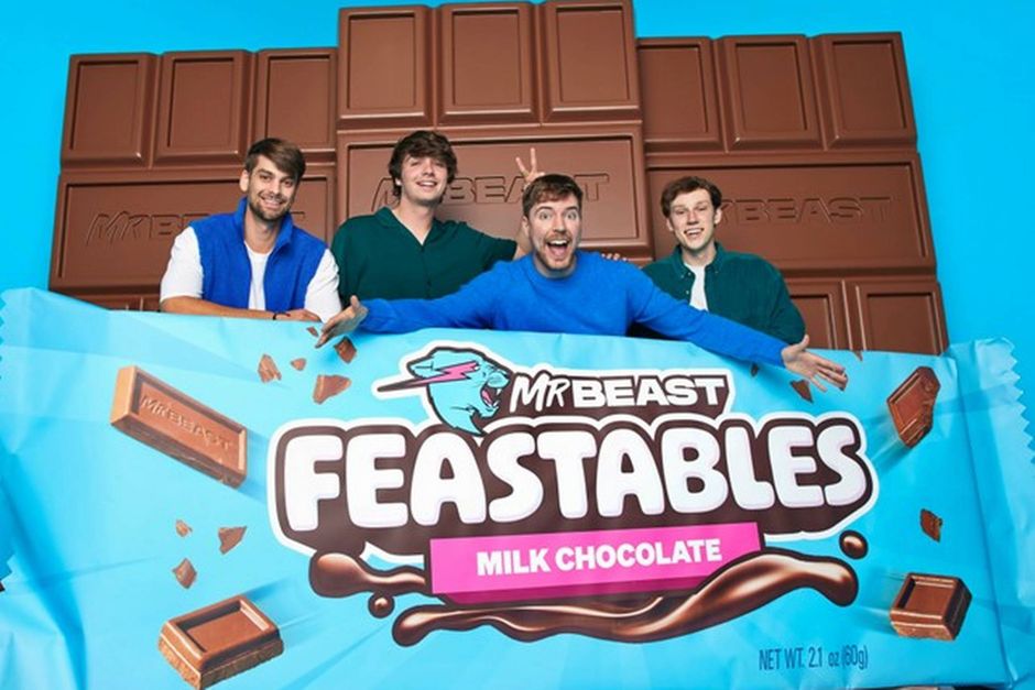 Mr. Beast har lavet chokolade før, men denne Feastables skulle være en ny og bedre udgave. Foto: PR