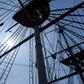 Det tidligere krigsskib fregatten ”Jylland” er fra 1860. Siden 1994 har det fungeret som museum i Ebeltoft. Arkivfoto: Casper Dalhoff