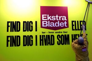 Reklame for Ekstra Bladet.