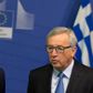 Den græske premierminister Alexis Tsipras (t.v.) og EU-Kommissionens formand Jean-Claude Juncker.