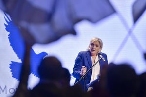 Marine Le Pen nægter at tale om svære tider for Front National og andre højrepopulistiske bevægelser i Europa. 