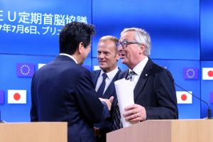 Frihandelsaftalen mellem EU og Japan fik fluks en række danske og europæiske toppolitikere til at udtrykke deres glæde på de sociale medier.