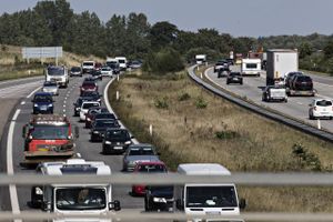 Virkelighedens trafikudvikling overstiger endnu engang alle prognoser på den østjyske motorvej. 