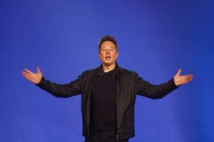 Teslas direktør Elon Musk tilbyder nu sine konkurrenter, at de kan købe batterier af ham. AP Photo/Ringo H.W. Chiu
