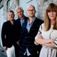Stine Goya og hendes modeselskab fik i 2015 nye partnere. Fra venstre sås da Niels Mikkelsen, selskabets adm. direktør Thomas Hertz og Christian Stadil. Arkivfoto: Ida Munch.
