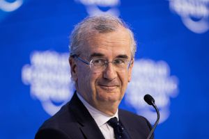 François Villeroy de Galhau er chef for centralbanken i Frankrig. Foto: World Economic Forum.