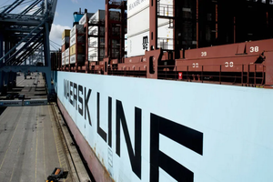Arkivbillede af Maersk Line containerskib - Merete Mærsk. Foto: Tanja Carstens Lund/Jyllands-Posten