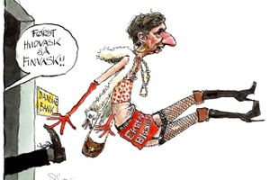 Satire – uge 22: Topledelsen i JP/Politikens Hus er helt tryg ved kontantbetalingerne fra prostituerede forklædt som massage-kunstnere. Den danske natur er blevet skånet for mange pantfri dåser, og Danmarks Mette er blevet statsminister i Nordkorea.