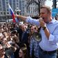 Aleksej Navalny, 44, går for at være Putins fjende nummer et. I øjeblikket ligger han i respirator, måske forgiftet ligesom flere andre af Putins fjender. Her ses han under en Putin-protest i maj 2018. Foto: Kirill Kudryavtsev/AFP