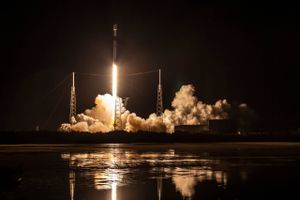 A SpaceX launch on the 20th january 2020. Foto: SpaceX