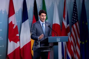 Justin Trudeau, Canadas premierminister. Foto: Justin Tang/AP