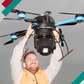 Joakim Espeland, som er stifter og CEO i dronevirksomheden Quadsat. Det er en dronevirksomhed, som kan blive en af fremtidens helt store forretningssucceser, fordi selskabet har udviklet en helt unik drone, der kan kommunikere med sateliter i rummet. Foto: Stine Rasmussen