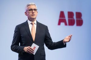 Ulrich Spiesshofer adm. direktør i ABB. Foto: Ennio Leanza/AP