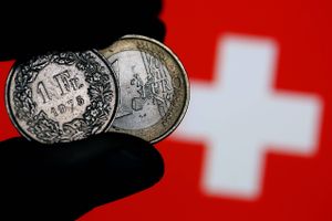 Den schweiziske franc og euroen