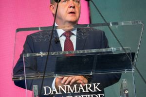 Statsminister Lars Løkke Rasmussen (V) på DI's årsmøde 2018. Foto: Rie Neuchs