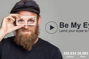 Zendesk har indgået samarbejde med app'en Be My Eyes, der hjælper blinde med at se. 