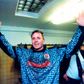 Lars Windfeld var i mange år målmand for AGF. Her ses han efter en kamp i 1995, hvor han scorede på udspark mod OB. Foto: Viggo Landau