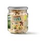 Den plantebaserede tun vil blive solgt i glas. Foto: Nestlé