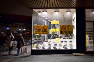 Danske sko- og tøjbutikker har stort set ingen eller meget begrænset salg de første uger under coronakrisen. Arkivfoto: Mariam Dalsgaard.