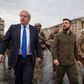 Seneste lørdag var Boris Johnson i Kyiv for at møde Volodymyr Zelenskyj. Foto: Ukraines præsidentkontor/Afp