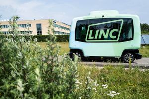 Nobina står for driften af de selvkørende busser på DTU, som er en del ar projektet Linc. Foto: PR/Linc/Rasmus Degnbol