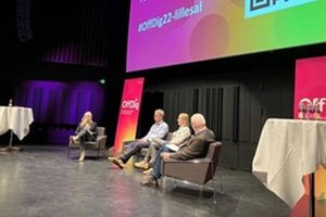 Fra venstre: Annemarie Vitoft, Andreas Berggreen, Anne Marie Jess Hansen og Jørgen Grønnegård Christensen. Foto: Thomas Bruun Funch