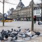 København er mærket af de nye regler for færdsel i det offentlige rum i forbindelse med Corona virus. Kongens Nytorv i KøbenhavnFoto: Gregers Tycho