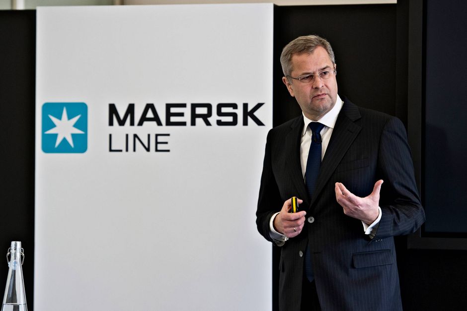 Det gik godt for Maersk Line indtil 1. halvår 2015. Siden har den stået på nedtur til adm. direktør Søren Skous store utilfredshed. Foto: Poul Christensen