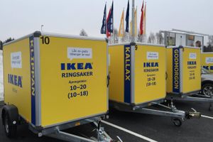Nu kan også Ikea-kunder i Ringsaker, Norge, leje gratis trailere fra danske Freetrailer.