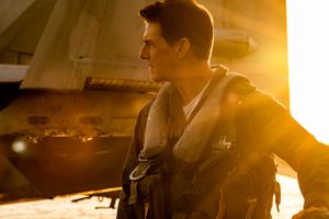 Tom Cruise er nærmest garanti for stor omsætning i biograferne, når en af hans film har premiere. Her er han i den ny "Top Gun: Maverick." Foto: Scott Garfield/Paramount Pictures