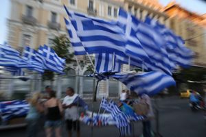 Efter otte år ved den værste økonomiske nedtur i nyere europæisk historie ser Grækenland endelig ud til at være inde i et økonomisk opsving. Foto: AP/Kay Neifeld