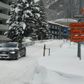 Davos bliver overfyldt med limousiner i denne uge; især af mærket Audi, der sponsorerer World Economic Forum. Normalt nypolerede og skinnende, men det seneste døgns snemængder kan gøre selv en limousine helt vinteralmindelig. Den brune bygning i baggrunden er Institut für Schnee- under Lawinenforschung og bag den anes det futuristiske hotel InterContinental.