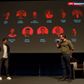 Tommy Ahlers (th.) på scenen da GoRed konferencen løb af stablen for første gang i fjor. I år står han bag arrangementet sammen med Jakob Nordenhof Jønck fra Simple Feast og Simon Kristensen fra Athenas. Med på scenen er ordstyrer Morten Resen. Foto: Kennett Krebs.