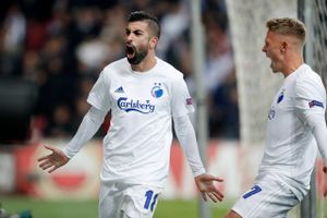 Michael Santos nåede en enkelt sæson i FC København, inden angriberen fra Uruguay blev lejet ud til Leganes inden denne sæson. Foto: Jens Dresling