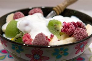 Yoghurt med bær