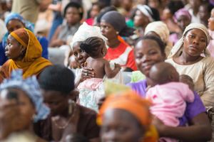 Blandt de 20 lande i verden, der havde den højeste fødselsrate i 2015, ligger de 19 ifølge Verdensbanken i Afrika. Flest børn får borgerne i Niger. Arkivfoto: Hannibal Hanschke/AP