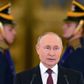 Med folkeafstemninger i de af Rusland besatte regioner i Ukraine øger Kreml nu sin indsats i krigen i nabolandet. Her ses præsident Vladimir Putin under en tale tirsdag til udenlandske ambassadører. Foto: Pavel Bednyakov/Afp