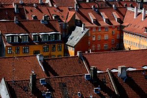 Københavns tage, ejendom, bolig, lejligheder, kvarter, tegltag, by, city, ejer, lejebolig. Arkivfoto: Thomas Borberg  