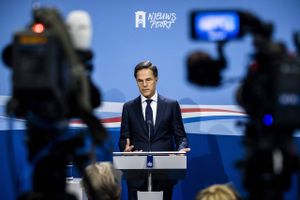 Mark Rutte er nederlandsk premierminister. Foto: Remko De Waal/AFP/Ritzau Scanpix