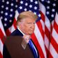 Donald Trump taler onsdag morgen dansk tid fra Det Hvide Hus Foto: REUTERS/Carlos Barria