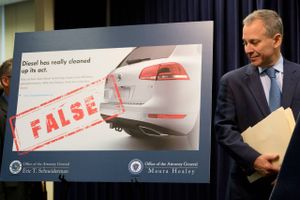 Dieselsagen brød ud i USA i september i fjor. Nu stopper Volkswagen for salget af 79 modeller i Sydkorea. Foto: AP/ Mark Lennihan