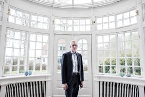 Jens Bjerg Sørensen er adm. direktør i konglomeratet Schouw, som holder til en majestætisk, maurisk inspireret ejendom ved Aarhus Bugt.