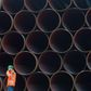 Mere end 80 pct. af rørene til Nord Stream 2-gasledningen er nu produceret og venter på det endelige grønne lys fra myndighederne. Finland og Tyskland har sagt ja, Danmark, Sverige og Rusland er stadig ved at behandle ansøgningerne. Foto: Stefan Sauer/AP